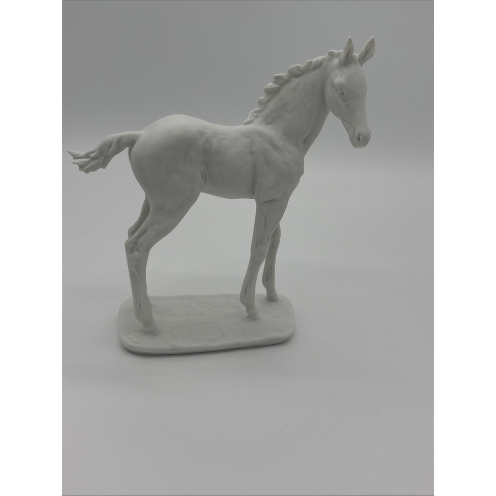 Vintage Kaiser West Germany Bisque Porcelain Horse Foal Figurine #603 W.Gawantka